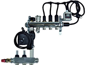 Автономный насосно-нагревательный модуль ABC МЕ-1500 Вт. Коллектор на 3 выхода.