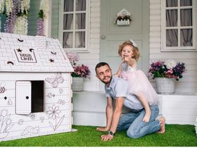 Домик-раскраска для детей