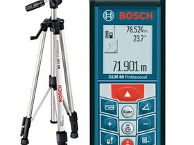 Лазерный дальномер Bosch GLM 80 Professional + BT150