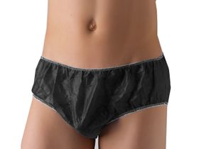 Трусы мужские (плавки), из нетканого материала спандбонд, черные, размер 46-48, 10 шт/упаковка (поштучно), Россия (Акционерное общество "Чистовье") 603-484