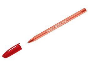 Ручка шариковая Luxor "InkGlide 100 Icy" красная, 0,7мм, трехгран.