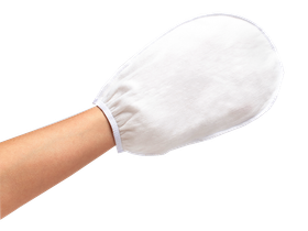 Варежки для парафинотерапии утолщенные, из нетканного материала спанлейс (белые), 1 пара, Россия (Акционерное общество "Чистовье") 00-804