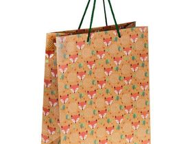 Пакет подарочный 26*32*12см ArtSpace "Cute fox", крафт