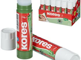 Клей-карандаш Kores "Glue-Eco", 20г, прозрачный