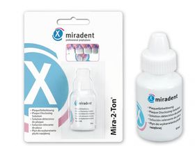 Жидкость "Miradent Mira-2-Ton liquid" двухкомпонентная для выявления зубного налета, 10 мл, Германия ("Hager &Werken GmbH &Co. KG")