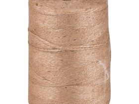 Шпагат джутовый, полированный, 1200текс, 2 нити, 830м, 1кг, бобина