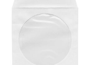 Конверт для 1CD [бумажный с окном, клапан с языком]