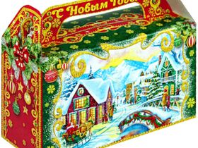 Коробка сборная [17*07*10] "Ретро"