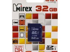 Память SD Memory Card  32GB [SDHC] Mirex class 10 UHS-I