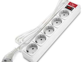 Сетевой фильтр Союз [5 розеток, 1,8 метра] White
