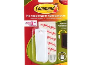 Крючок Command [17040] д/рамок легкоуд.с тверд. петл, до 2кг., 1 шт.