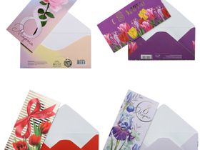 конверт для денег [8 Марта] в ассортименте