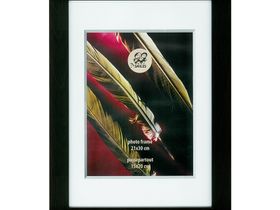 Фоторамка Format A [21*30] пластик Галерея венге/черный [рамка для фотографий, грамот, дипломов, сертификатов, рисунков, рукоделия 21х29,7/21х30/А4]