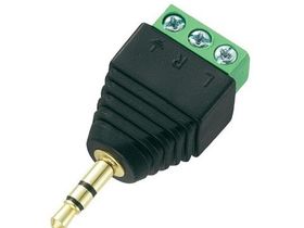 РАЗЪЁМ стерео штекер 3,5 с клеммной колодкой REXANT