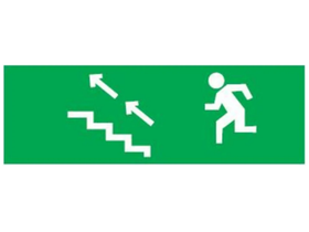 Надпись сменная 'Человек по лестнице влево вверх'