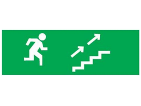 Надпись сменная 'Человек по лестнице вправо вверх'