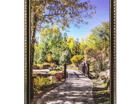 Фоторамка Interior [21*30] пластик [980/2/Камея] венге, с пластиком [рамка для фотографий, грамот, дипломов, сертификатов, рисунков, рукоделия 21х29,7/21х30/А4]