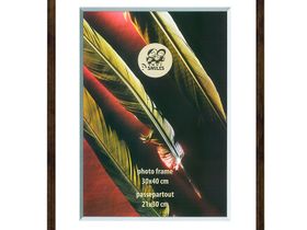 Фоторамка Радуга [30*40] пластик, бронза [рамка для фотографий, картин, сертификатов, рисунков, рукоделия 30х40/А3]