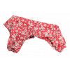 Пыльник против клещей р.S, спинка = 21-25см красный в цветочек LION