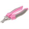 Когтерез-секатор большой со стопором, розовый DeLight*12