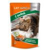 КэтЛанч/Cat Lunch пауч корм для кошек Кусочки в желе Рыба = 85г*24
