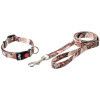 Комплект для собак Ошейник + Поводок = 1,27м*20мм фикс замка принт Бультерьер нейлон Пет Лайн