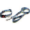 Комплект для собак Ошейник + Поводок = 1,27м*25мм фикс замка принт Ротвейлер нейлон Пет Лайн