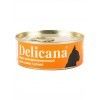 Деликана/Delicana  консервы корм для кошек Утка = 100гр*24