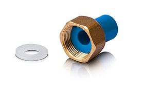 Гайка нак. с PPR гол. и прокл. 16х1/2" (400/40)