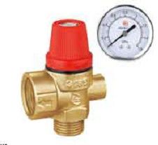 Клапан предохранительный мембранный под манометр НР-ВР 1/2"*1/2" 3 ATM (LL3185 1/2"-1/2" 3bar)