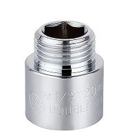 Удлинитель хром 1/2"-90мм нр-вр (LL6030А 1/2"-90)
