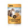 Сибирская ферма пауч корм для кошек Курица в желе = 85гр*25