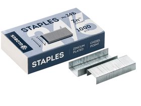 Скобы для степлера №24/6 Globus, оцинкованные, 1000шт.