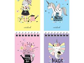 Блокнот А7 40л. на гребне ArtSpace "Be happy"