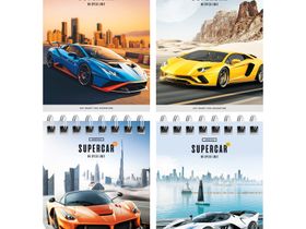 Блокнот А7 40л. на гребне ArtSpace "Гонки. Sport cars"