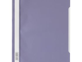 Папка-скоросшиватель пластик. Durable, А4, 180мкм, фиолетовая с прозр. верхом