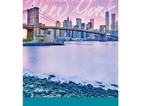 Ежедневник недатированный А5, 136л., 7БЦ BG "New York", матовая ламинация, выбор. лак