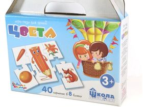 Игра настольная Десятое королевство "Цвета", 40 карточек, картонная коробка