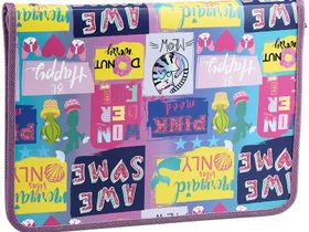 Папка для труда 1 отделение А4 ArtSpace "Girls Power", пластик, молния вокруг, откид. планка