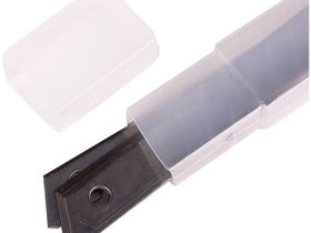 Лезвия для канцелярских ножей, 9мм, 10шт., в пластиковом пенале