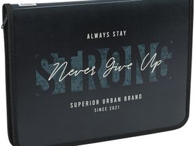 Папка для труда 1 отделение А4 ArtSpace "Strong", пластик, молния вокруг, откид. планка