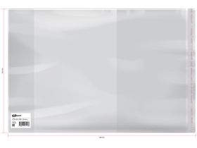 Обложка 243*400 для тетр. "Пропись"/раб. тетр./прописей Горецкого, универсальная с липким слоем, Art