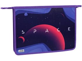 Папка для тетрадей 1 отделение А4 ArtSpace "Space", пластик, на молнии