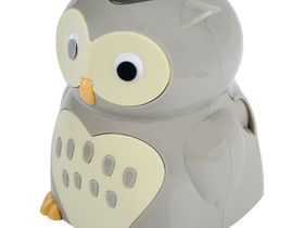 Точилка электрическая детская Berlingo "Owl" 1 отверстие, с контейнером, картон. упаковка