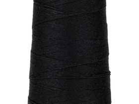 Нить для прошивки документов, лавсановая, d1мм, 1000 м, ЛШ-210, черная