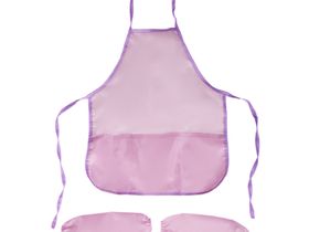 Фартук с нарукавниками ArtSpace , 53,5*44,5см, 3 кармана, сиреневый