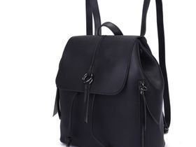 Рюкзак Ors Oro, 28*27*13см, 1 отделение, экокожа, черный