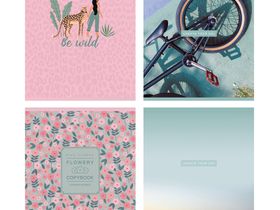 Тетрадь 60л., А5, клетка BG "Create day"