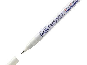 Маркер-краска MunHwa "Extra Fine Paint Marker" белая, 1мм, нитро-основа