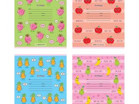 Тетрадь 12л., крупная клетка BG "Учись и играй"